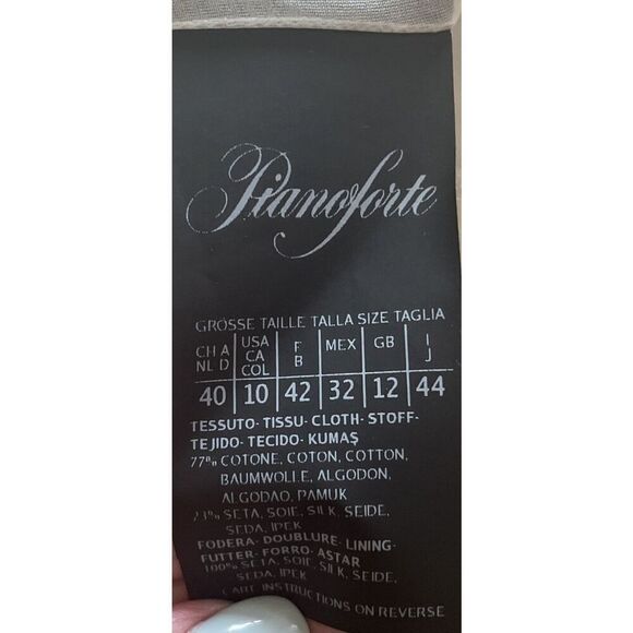 NWT's $975 Max Mara Women's Dot Pattern Shift Dress Size 10 - Picture 9 of 10